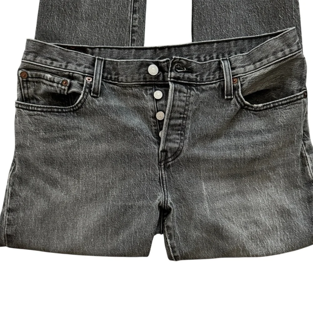 Levi’s 501 Original Gray Straight Leg Jeans - Fits 32x30